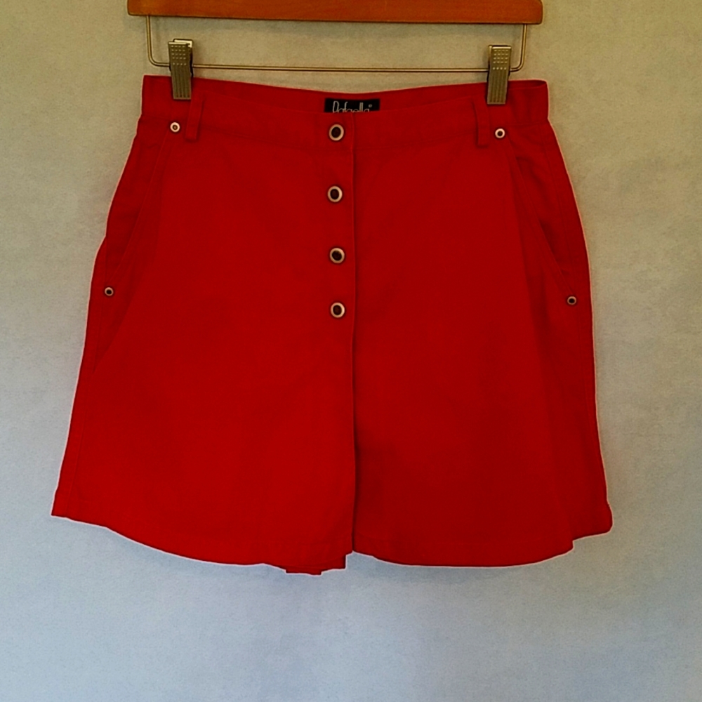 Rafaella Red Skort